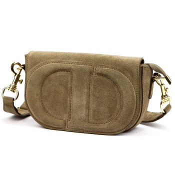 Kožená kabelka Luka béžová KZ2259041