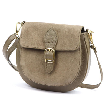 Kožená kabelka Luka béžová KZ2259044