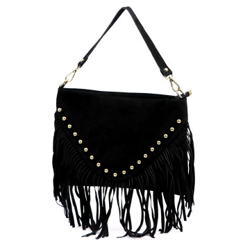 Kožená kabelka Luka čierna KZ2258643