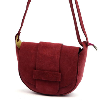 Kožená kabelka Luka vínová KZ2259019