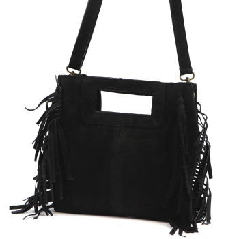 Kožená kabelka Luka čierna KZ2259111