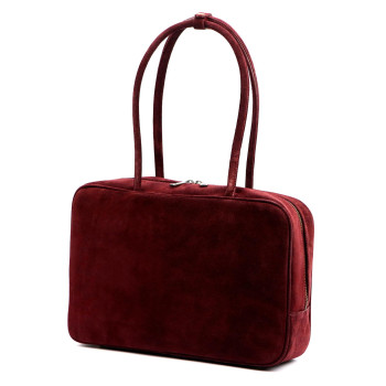 Kožená kabelka Luka vínová KZ2259052