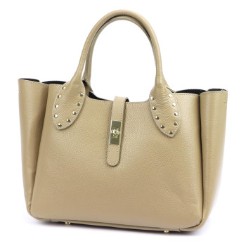 Kožená kabelka Luka béžová KZ2259061