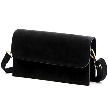 Kožená kabelka Luka čierna KZ2259104