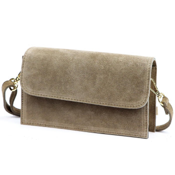 Kožená kabelka Luka béžová KZ2259106