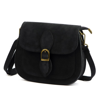 Kožená kabelka Luka čierna KZ2258650