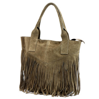 Kožená kabelka Luka béžová KZ2258882