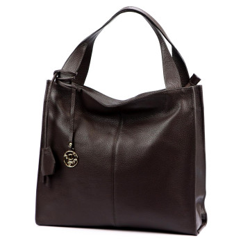 Kožená kabelka Gregorio hnedá KZ2258619