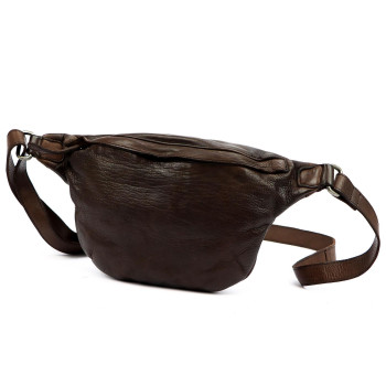 Kožená kabelka Nordee hnedá KZ2258952