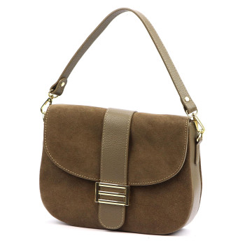 Kožená kabelka Luka béžová KZ2259356