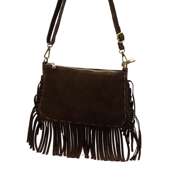 Kožená kabelka Luka hnedá KZ2259394