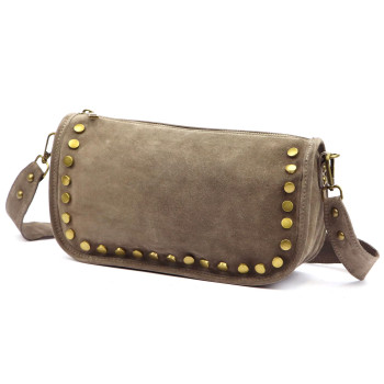 Kožená kabelka Luka mokka KZ2259396