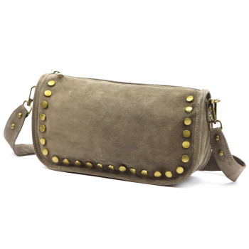 Kožená kabelka Luka béžová KZ2259397