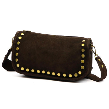 Kožená kabelka Luka hnedá KZ2259398