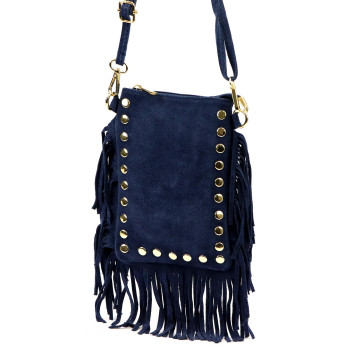 Kožená kabelka Luka modrá KZ2259424