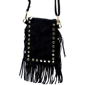 Kožená kabelka Luka čierna KZ2259426