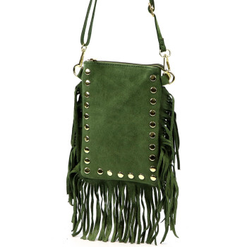 Kožená kabelka Luka zelená KZ2259427