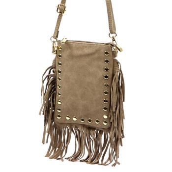 Kožená kabelka Luka fango KZ2259428