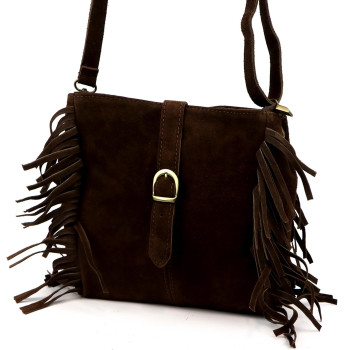 Kožená kabelka Luka hnedá KZ2258741