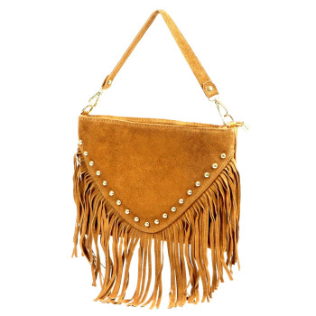 Kožená kabelka Luka hnedá KZ2259381