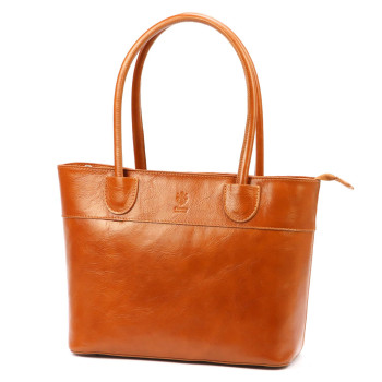 Kožená kabelka Florence hnedá KZ2238215