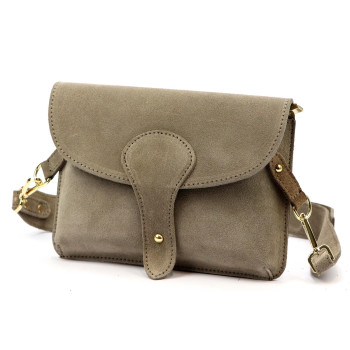 Kožená kabelka Luka fango KZ2259251