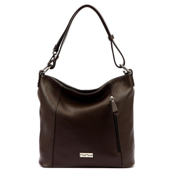 Kožená kabelka MiaMore hnedá KZ2259310