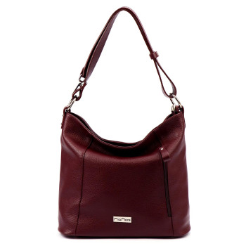 Kožená kabelka MiaMore vínová KZ2259344