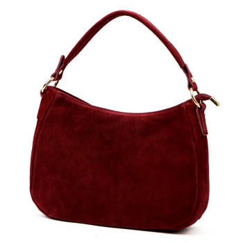 Kožená kabelka Luka vínová KZ2259405