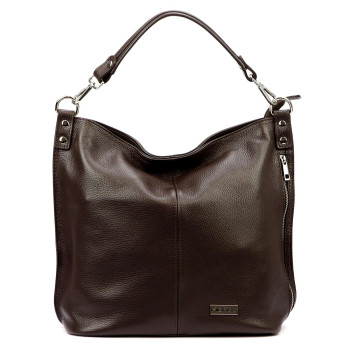 Kožená kabelka MiaMore hnedá KZ2259312