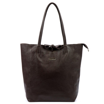 Kožená kabelka MiaMore hnedá KZ2259340