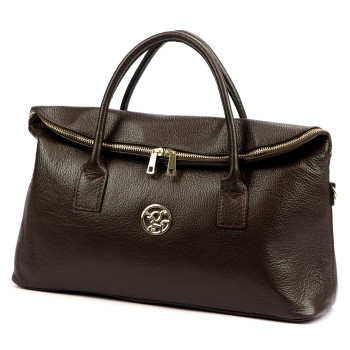 Kožená kabelka Gregorio hnedá KZ2259008