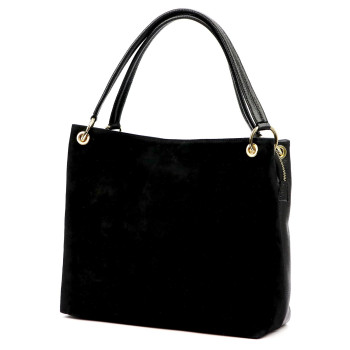 Kožená kabelka Luka čierna KZ2259680