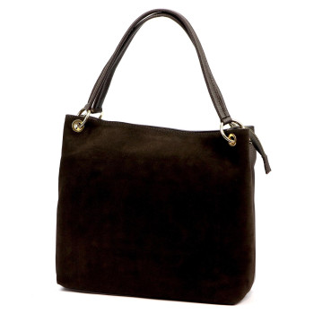 Kožená kabelka Luka hnedá KZ2259681