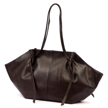 Kožená kabelka Luka hnedá KZ2259648