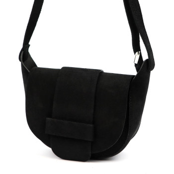 Kožená kabelka Luka čierna KZ2258981