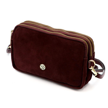 Kožená kabelka Gregorio vínová KZ2259687