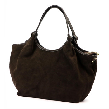 Kožená kabelka Luka hnedá KZ2259789