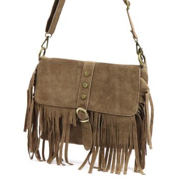 Kožená kabelka Luka béžová KZ2259119