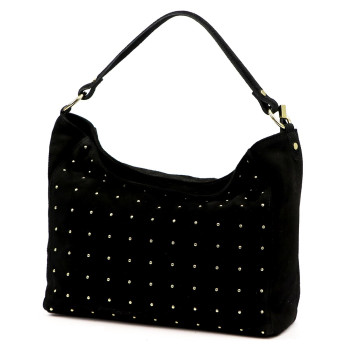 Kožená kabelka Luka čierna KZ2259703