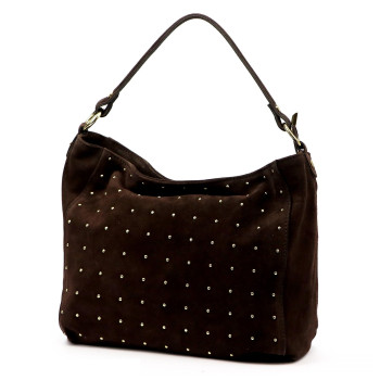 Kožená kabelka Luka hnedá KZ2259706