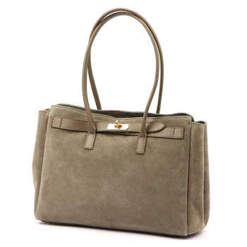 Kožená kabelka Camilla béžová KZ2259858