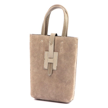 Kožená kabelka Luka mokka KZ2259794