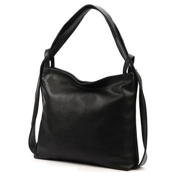 Kožená kabelka Luka čierna KZ2259615