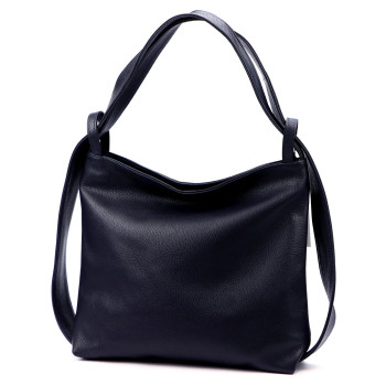 Kožená kabelka Luka modrá KZ2259611