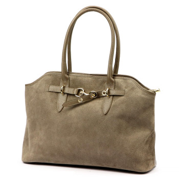 Kožená kabelka Luka béžová KZ2260043