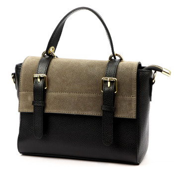 Kožená kabelka Luka čierna KZ2260050