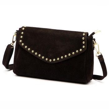 Kožená kabelka Luka hnedá KZ2260040