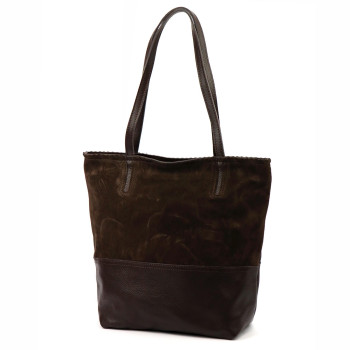 Kožená kabelka Luka hnedá KZ2260074