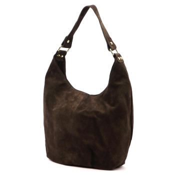 Kožená kabelka Luka hnedá KZ2260077